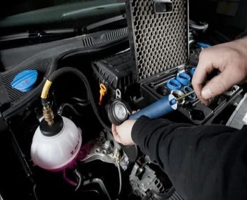 تعویض رادیاتور کولر خودرو